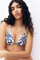 Push-Up Triangle Bikini Top