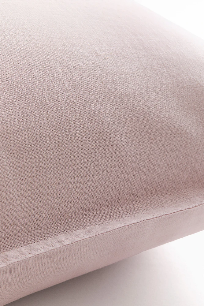 Washed Linen-blend Pillowcase