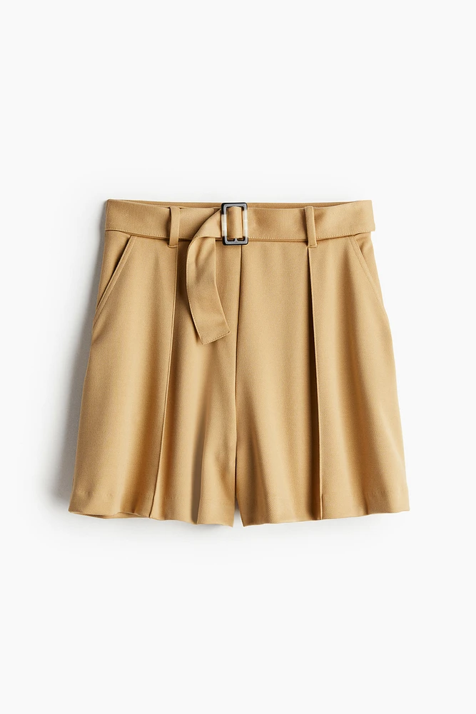 Belted Pull-on Shorts