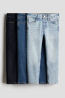 Lot de 3 jeans amincis confortables extensibles