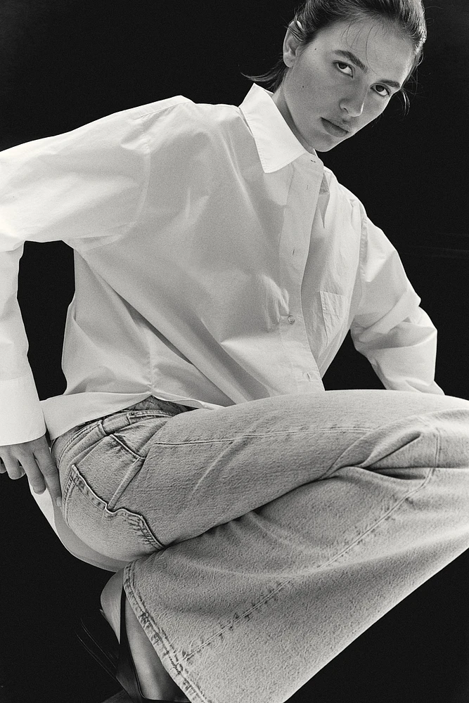 Wide High Jeans
