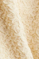Bubble-Hem Bandeau Dress
