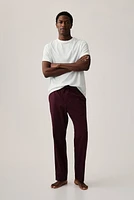 Relaxed Fit Poplin Pants