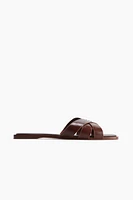 Sandales en cuir
