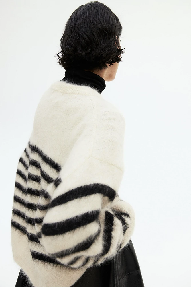 Chandail Grande Taille en mohair mélangé