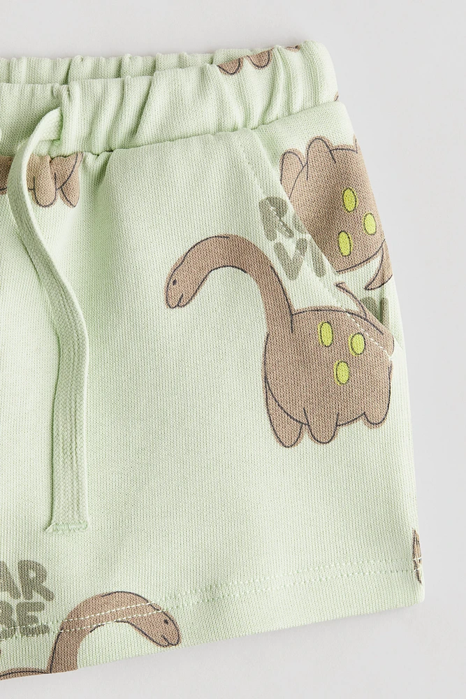 Short en molleton imprimé