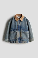 Denim Jacket with Collar