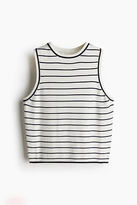 Fine-Knit Sweater Vest