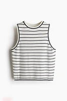 Fine-Knit Sweater Vest