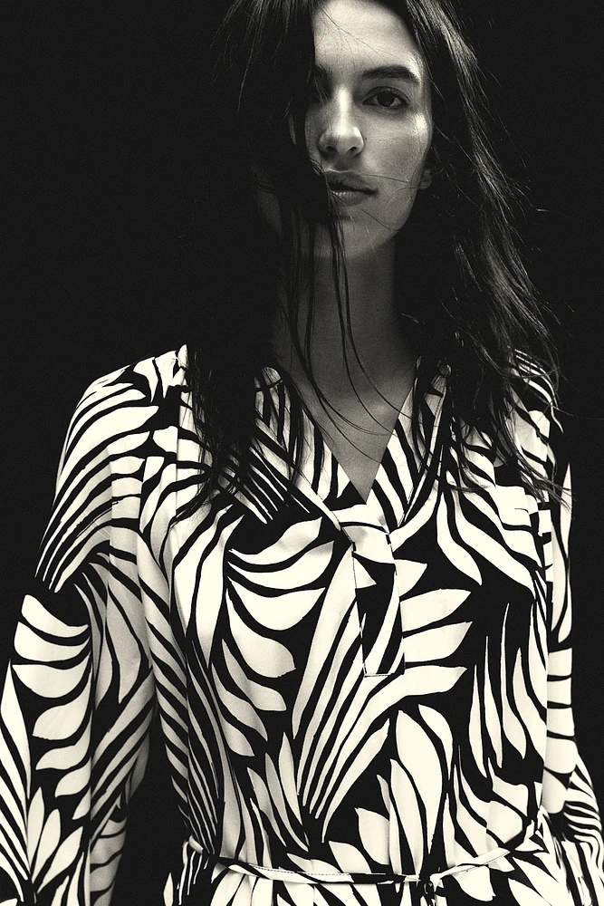 Robe à manches ballon