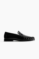 Leather loafers