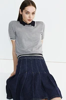 Fine-Knit T-Shirt