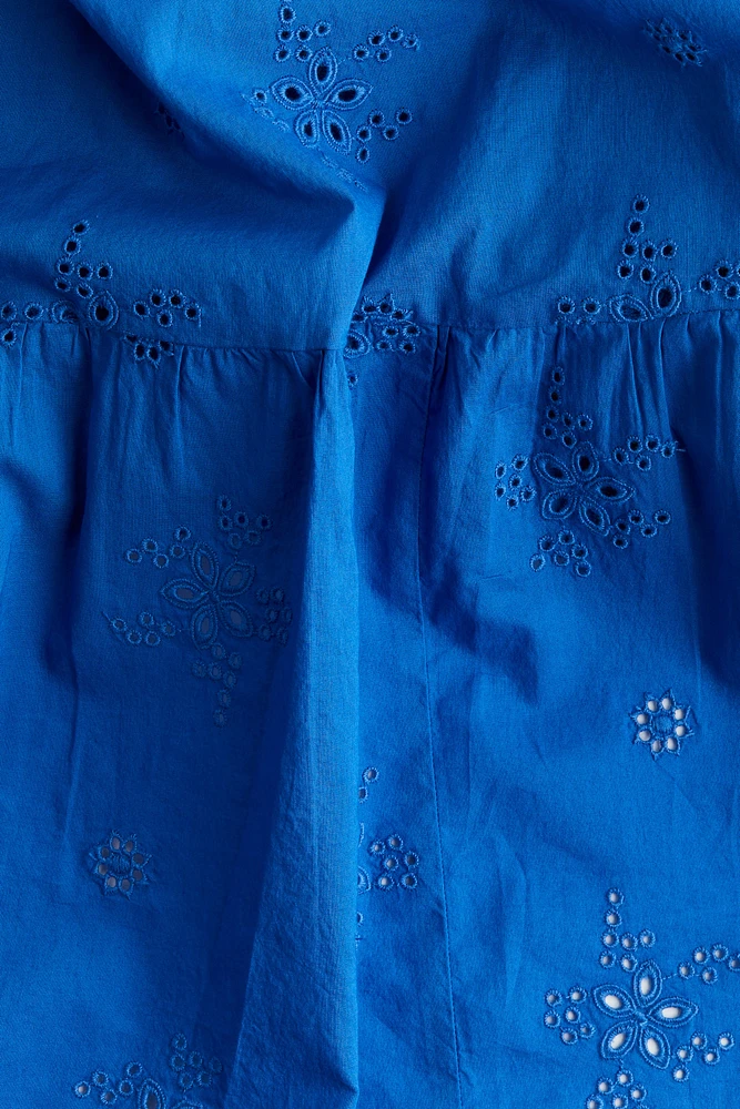 Dress with Eyelet Embroidery