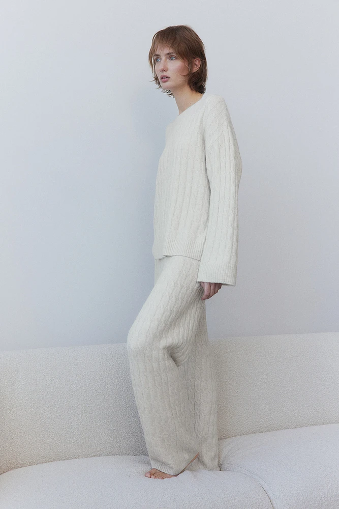 Cable-Knit Sweater