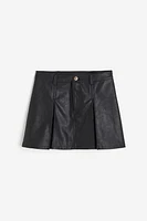 Pleated Mini Skirt