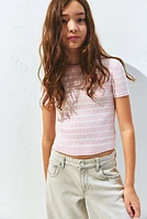Rib-knit Top
