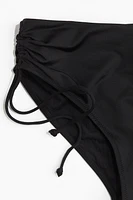 Drawstring-Detail Bikini Bottoms