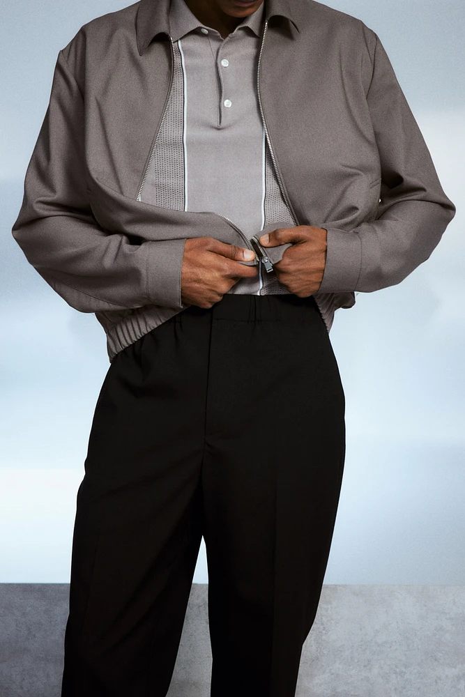 Pantalon effilé coupe décontractée
