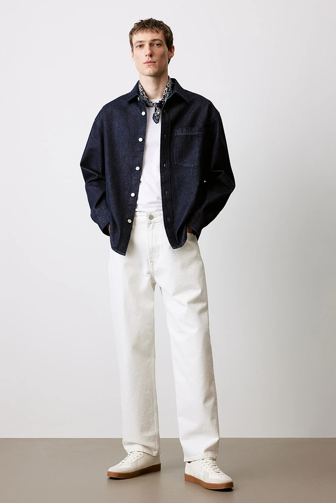 Regular Fit Denim Overshirt