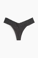10-pack Lace Thong Briefs