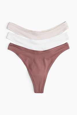 3-pack Microfiber Thong Briefs