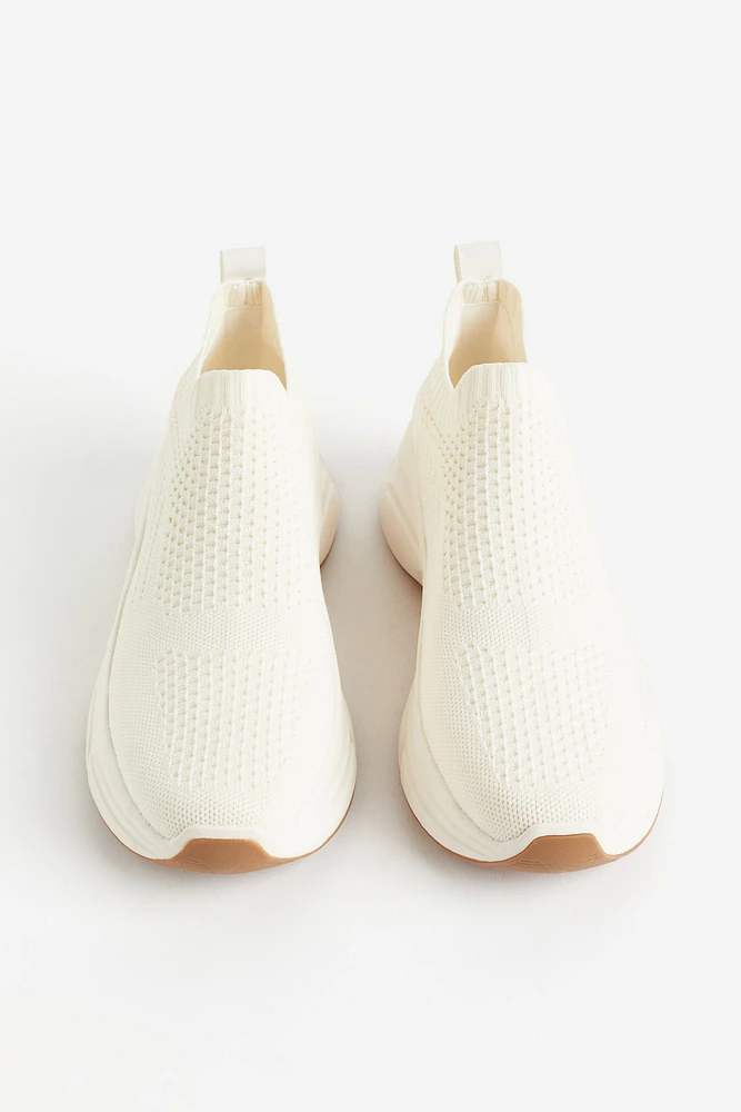 Fully-fashioned Sock-style Slip-on Shoes