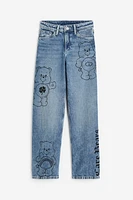 Wide Leg Low Jeans