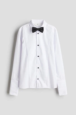 Tuxedo Shirt and Bow Tie