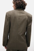 Double-Breasted Wool Blazer