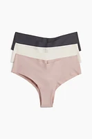 3-pack Invisible Cheeky Hipster Briefs