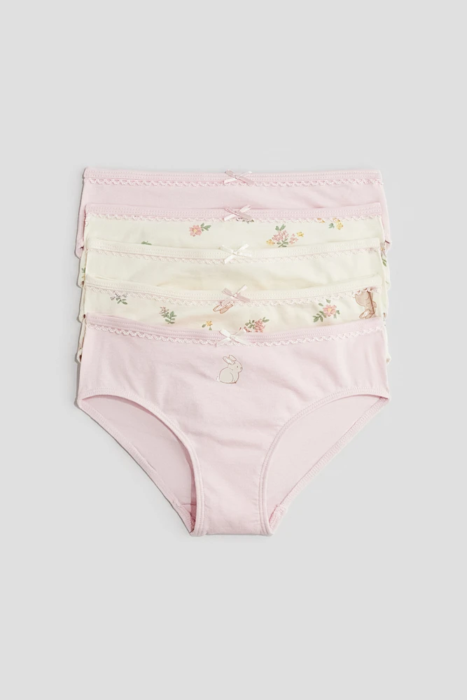 Lot de 5 culottes en coton