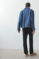 Regular-Fit Crease-Leg Chinos