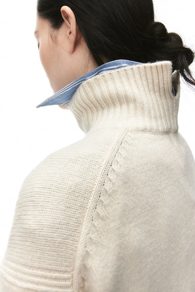 Oversized Turtleneck Sweater