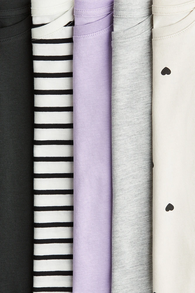 Lot de 5 T-shirts en coton