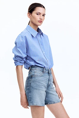 High Waist Denim Shorts
