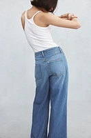 Jean ample très doux à taille haute