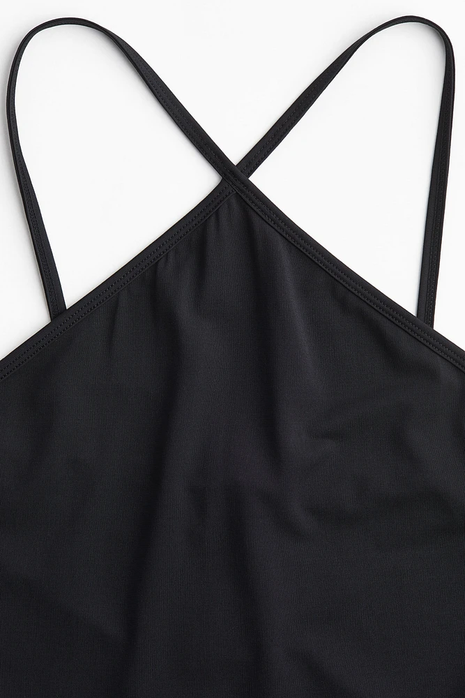Crêpe Thong Bodysuit