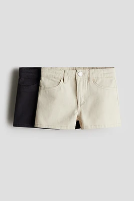 2-Pack Twill Shorts