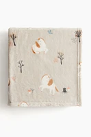 Couverture en molleton à motif