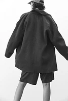 Wool-Blend Coat