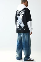 Oversized Fit Printed T-shirt