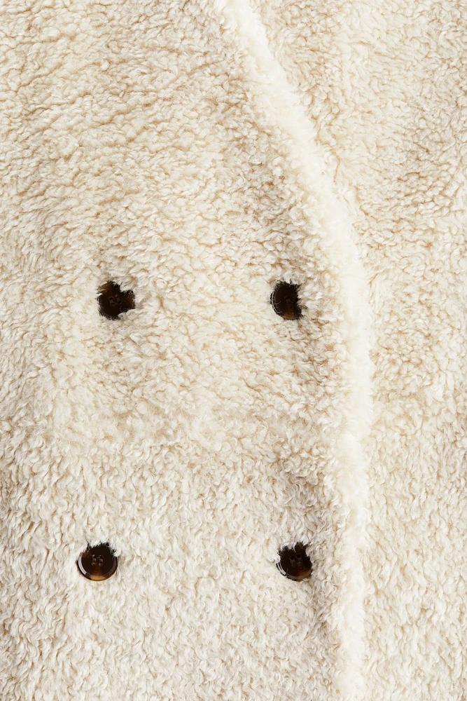 Teddy Fleece Maxi Coat