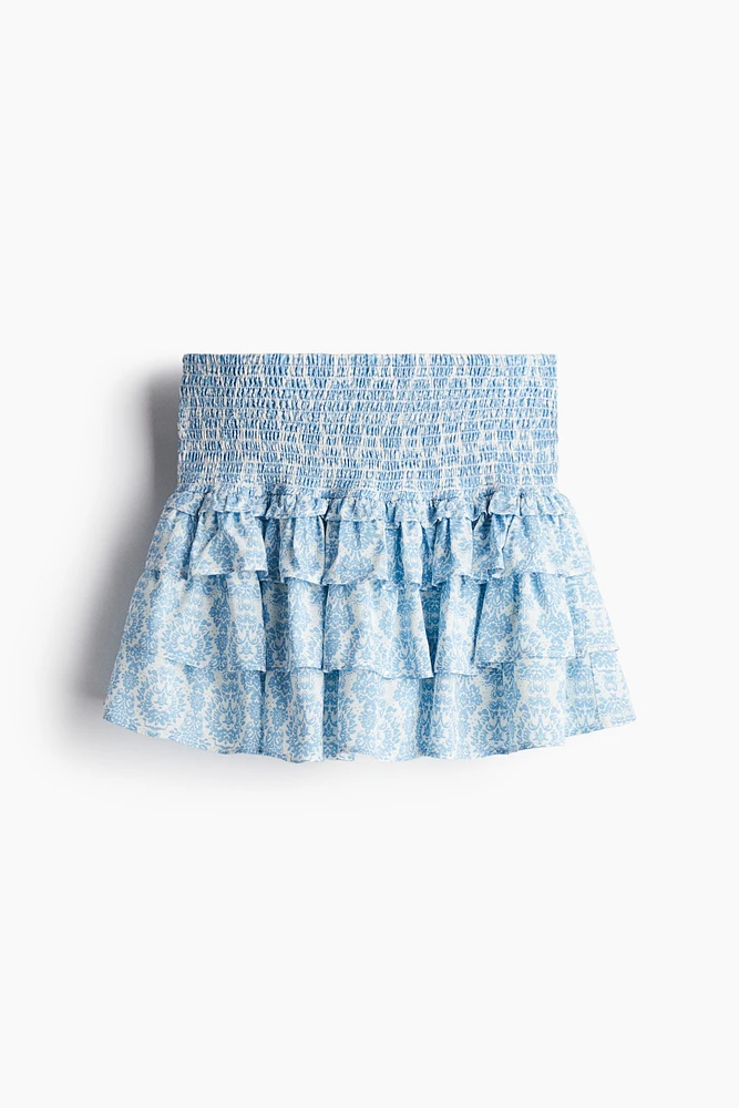 Tiered Mini Skirt