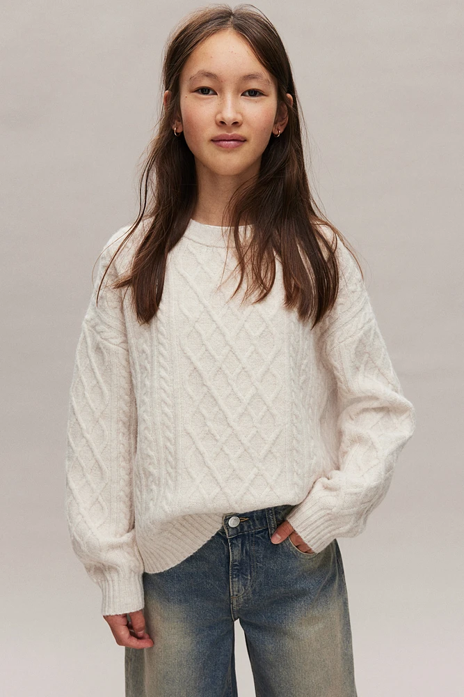 Cable-Knit Sweater