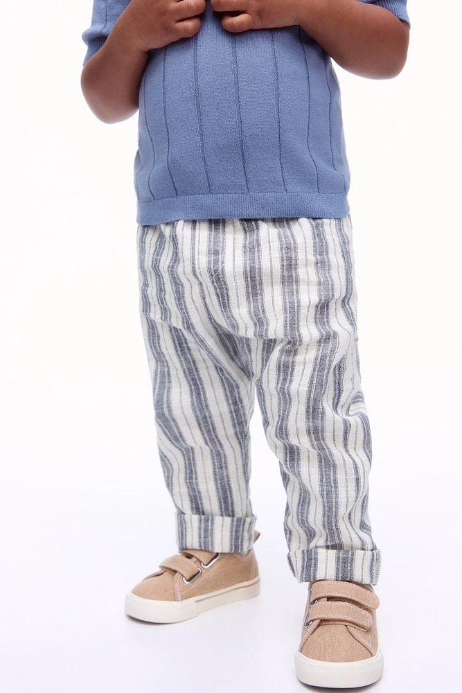 Pantalon de jogging en lin mélangé