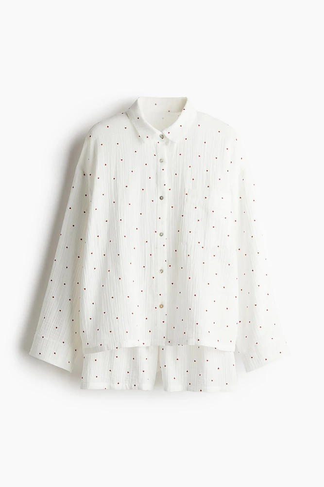 Chemise et short de pyjama