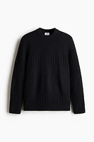 Regular Fit Textured-knit jumper