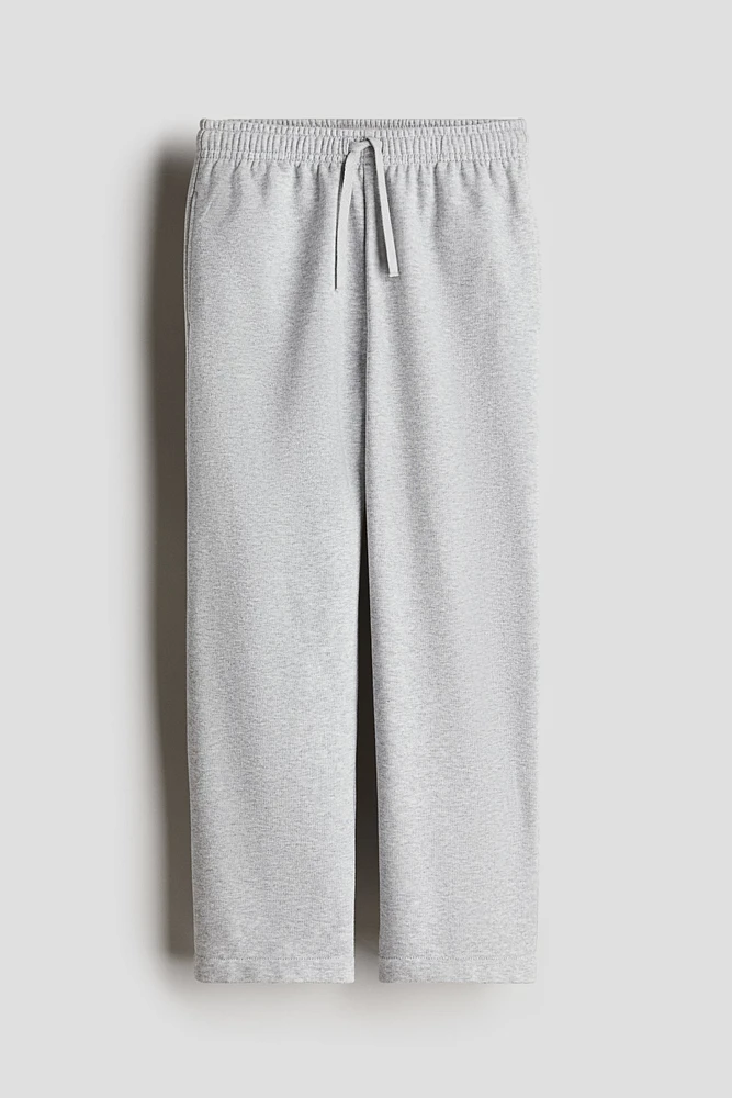 Pantalon de jogging droit en molleton