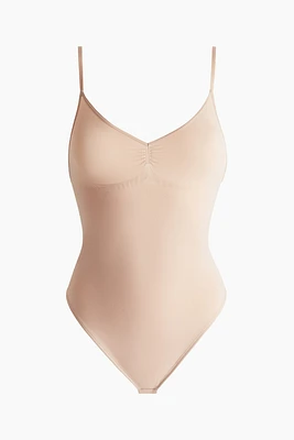 Stretchy & Sculpting Firm Shape Thong Bodysuit