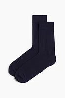 Fine-Knit Socks